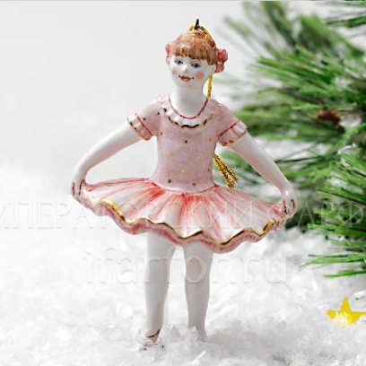 Елочная игрушка «Юная балерина»