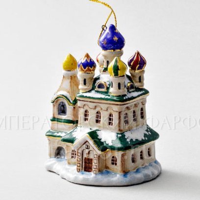 Елочная игрушка «Церквушка»