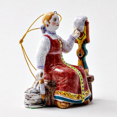 Елочная игрушка «Пряха»