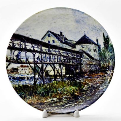 Декоративная тарелка «Provenchers mill at Moret»