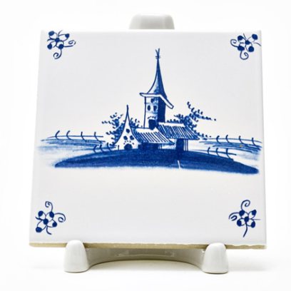 Изразец «Голландский. Башня с флюгером»
