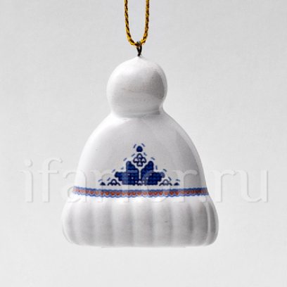 Елочная игрушка «Шапочка»