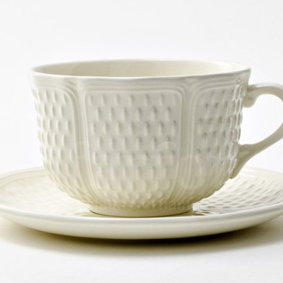 Чашка с блюдцем чайная «PONT AUX CHOUX WHITE» 1/2