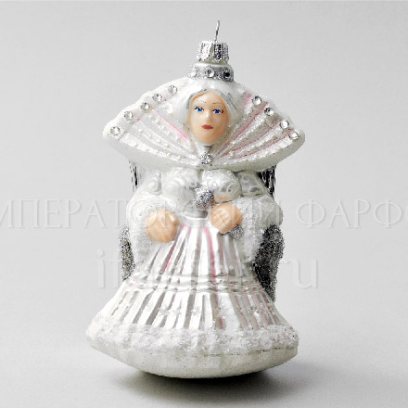 Елочная игрушка «Снежная королева со стразами»