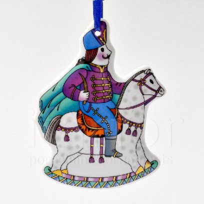 Елочная игрушка «Всадник»