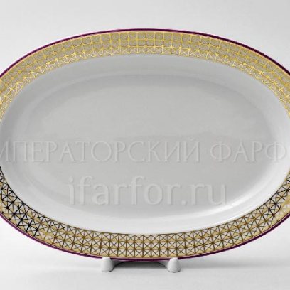 Блюдо овальное «Замоскворечье»