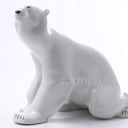 Скульптура «Медведь сидит б.р.»