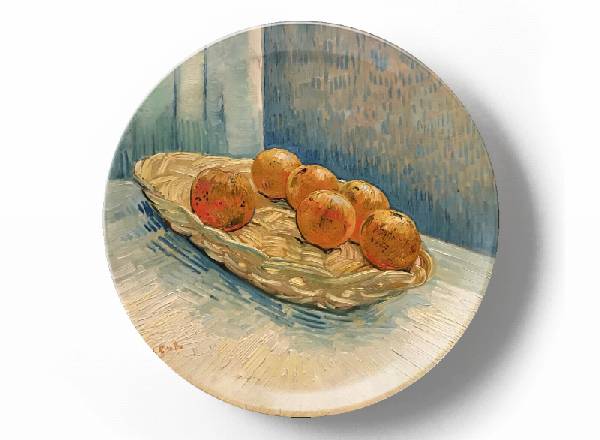 Корзинка с апельсинами