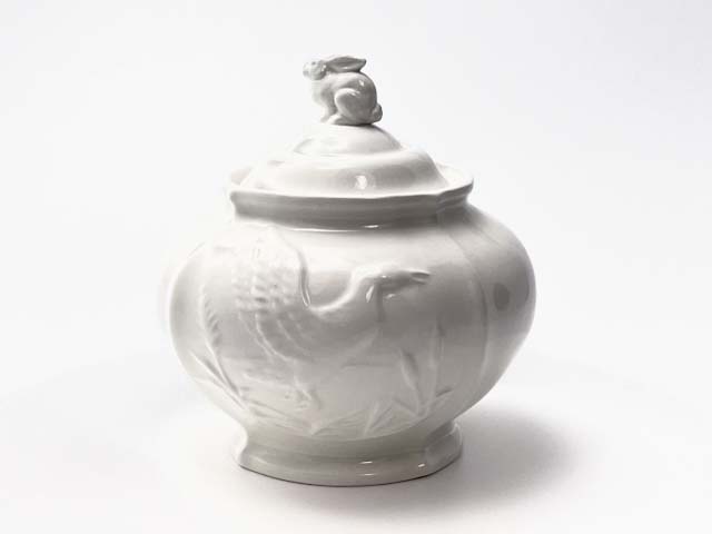 Сахарница «Рельеф Охотничий Ivory»