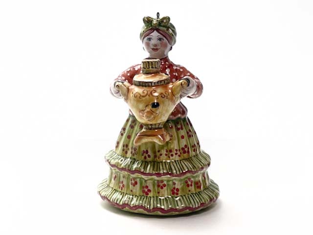 Елочная игрушка «Хозяюшка с самоваром»