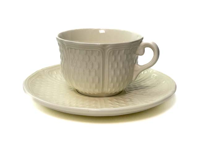 Чашка с блюдцем чайная «PONT AUX CHOUX WHITE» 1/2