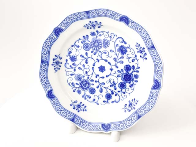 Блюдце кофейное «Alte Ranke blau»