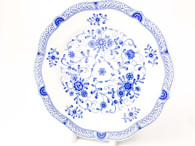 Тарелка «Alte Ranke blau»
