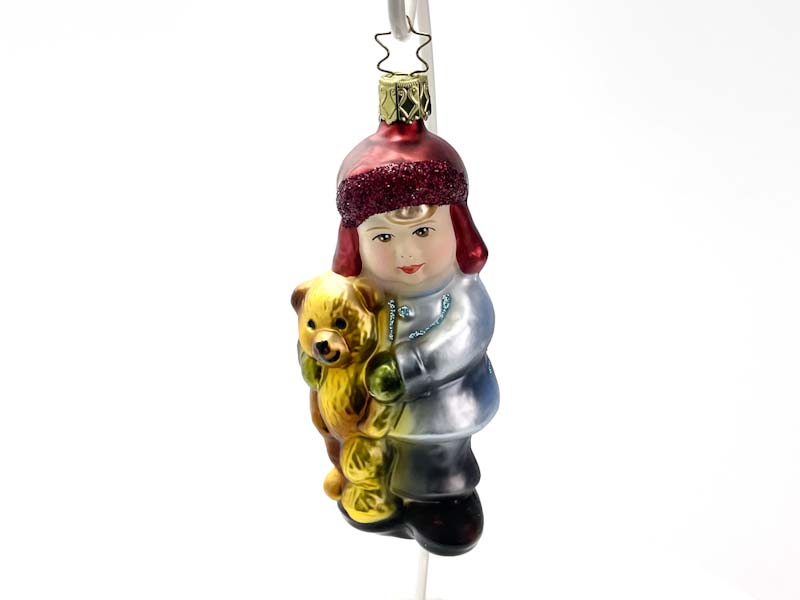 Елочная игрушка «Невинные сердца. Мальчик с мишкой»